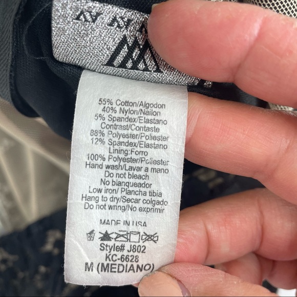 Va VA Voom Crochet Evening Party Romper Size M - Picture 7 of 14